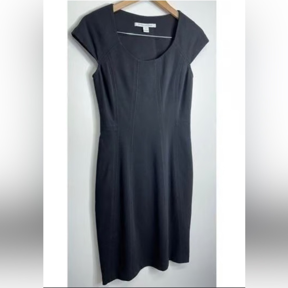 Diane Von Furstenberg Black Mini Dress